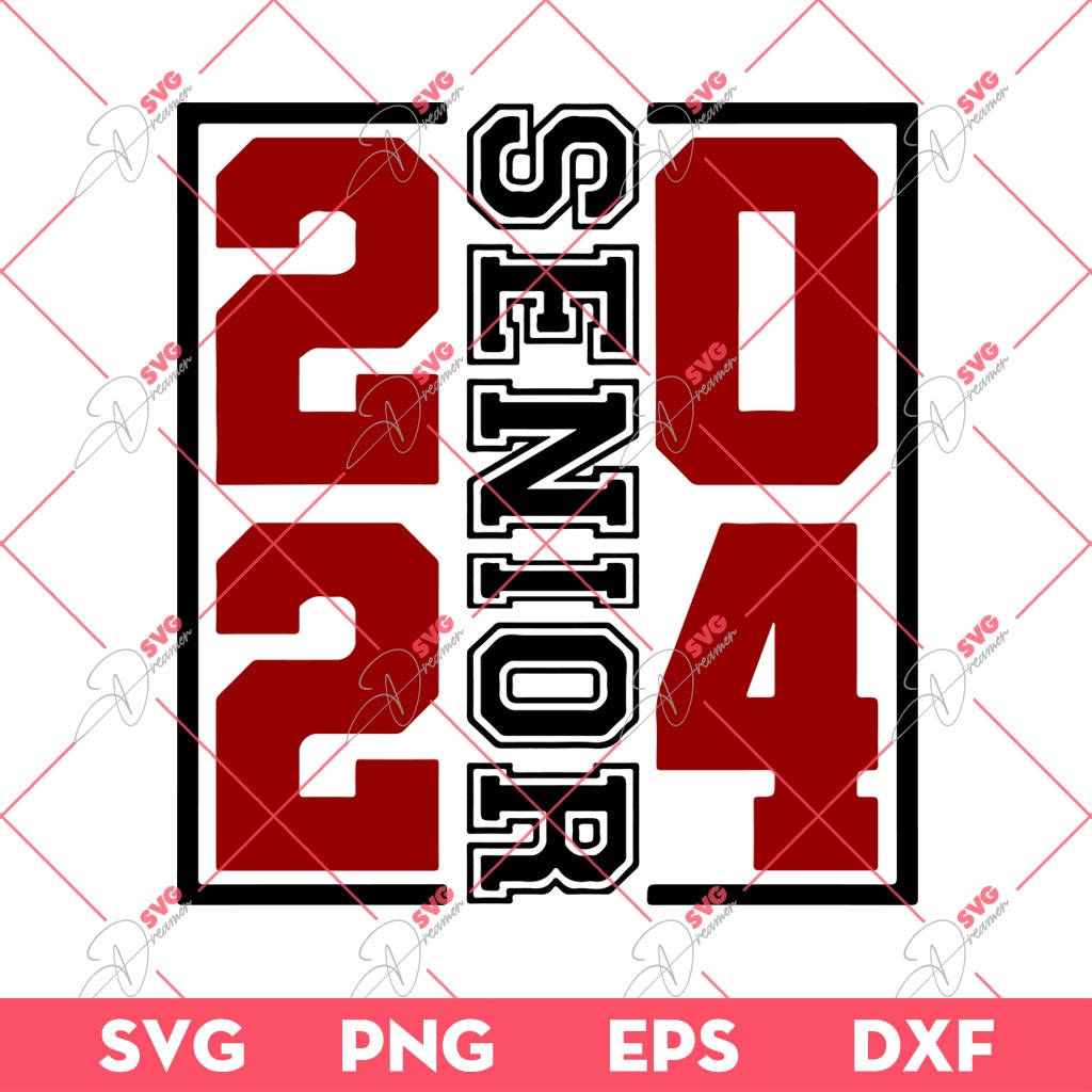 Senior 2024 SVG, Graduation 2024 SVG PNG