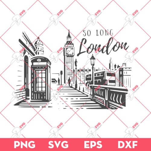 So Long London SVG, Taylor Swift TTPD Album SVG