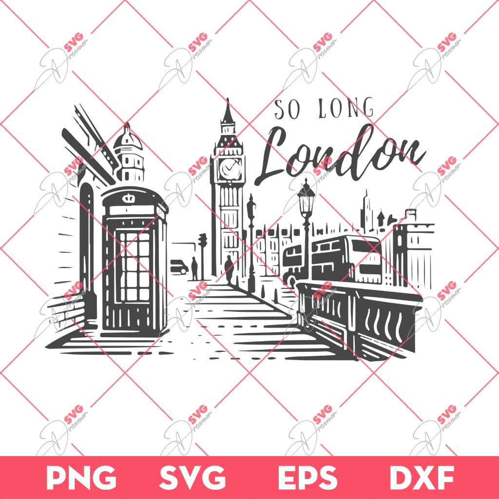 So Long London SVG, Taylor Swift TTPD Album SVG