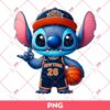 Stitch New York Knicks PNG, Stitch Basketball Knicks PNG