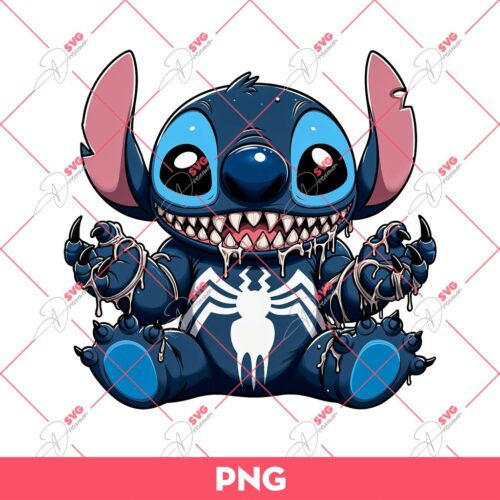 Stitch x Venom PNG, Stitch Costume Venom PNG