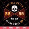 The Bad Batch Skull Star Wars SVG PNG, Bad Batch SVG PNG EPS DXF