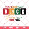 Unapologetically Black Free-ish Since 1865 SVG PNG, Juneteenth SVG PNG, Black Freedom Day SVG PNG