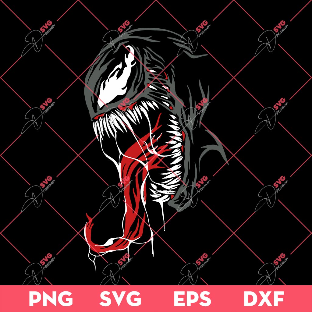 Venom SVG, Eddie Brock Symbiote SVG, Marvel Venom SVG PNG EPS DXF
