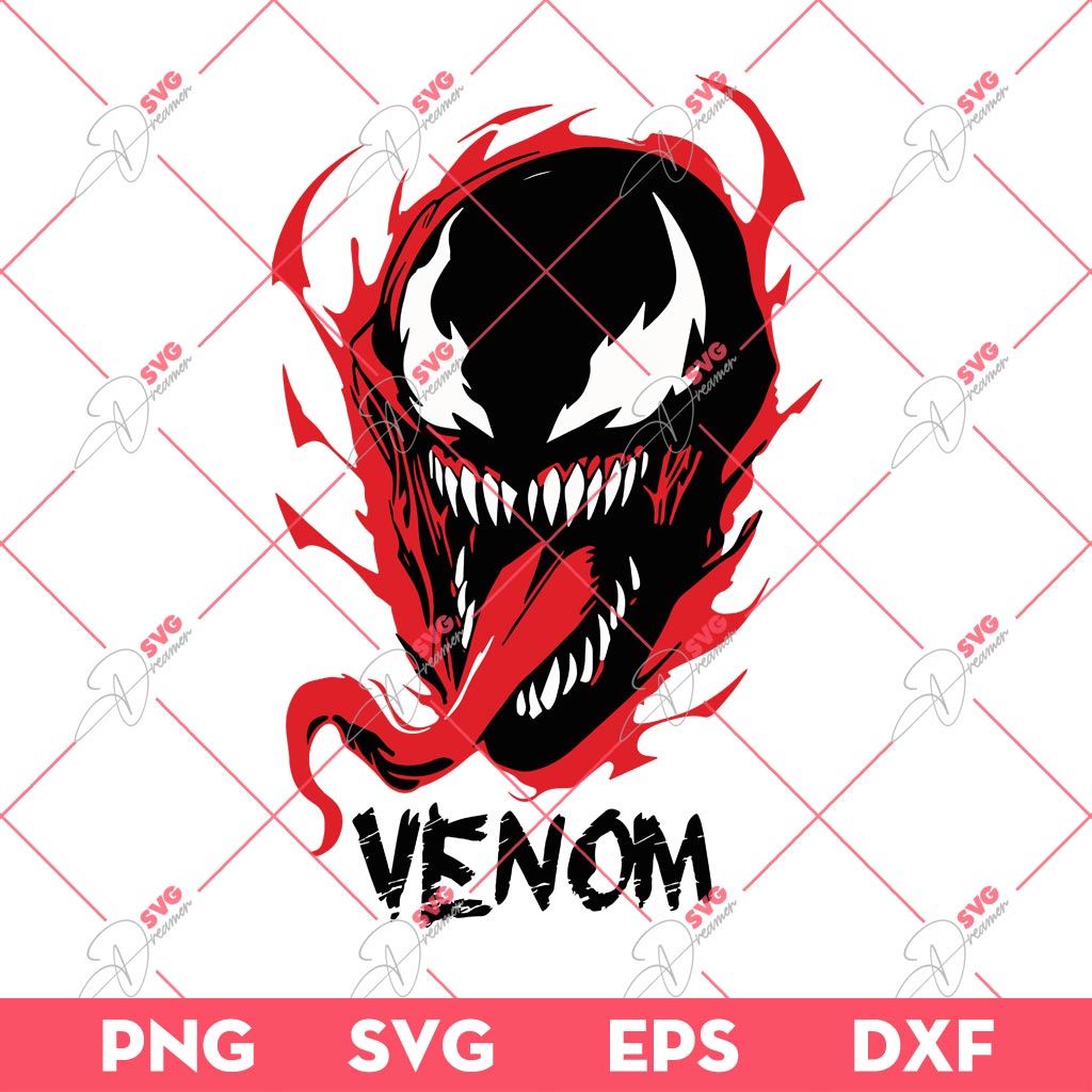 Venom Vector Illustration SVG PNG EPS DXF