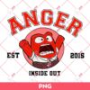 Anger EST 2015 PNG, Inside Out 2 Characters PNG