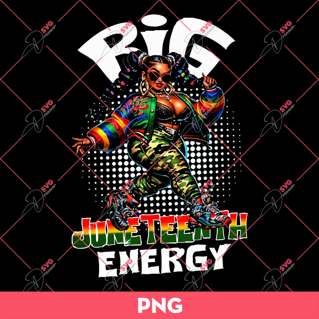 Big Juneteenth Energy PNG, Black History PNG, Breaking Chains PNG