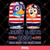 Bluey Janet And Rita 2024 PNG, Bluey Here Come The Grannies PNG
