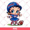 Buffalo Bills Betty Boop PNG, Cute Betty Boop NFL Football PNG