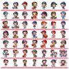 Bundle Cute Betty Boop PNG, Bundle Betty Boop Sport NBA MLB NFL (Over 50 Designs)