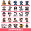 Bundle Las Vegas Raiders PNG, Bundle Cartoon Characters NFL Football Raiders Team PNG