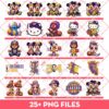 Bundle Los Angeles Lakers PNG, Bundle Cartoon Characters NBA Basketball Lakers Team PNG