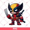Chibi Deadpool X Wolverine PNG, Cute Deadpool And Wolverine PNG