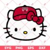Chicago Bulls NBA Hello Kitty Head SVG, Hello Kitty Basketball SVG