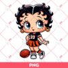 Cincinnati Bengals Betty Boop PNG, Cute Betty Boop NFL Football PNG