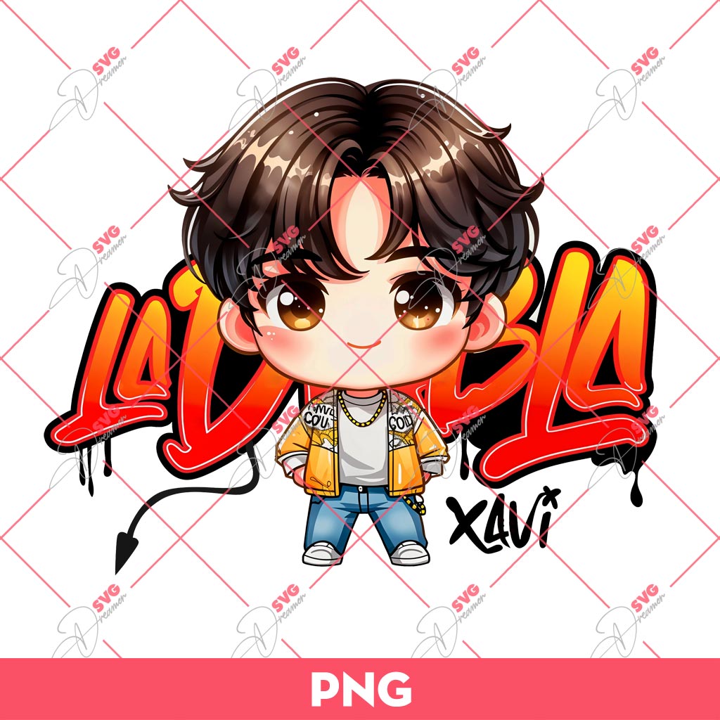 Cute La Diabla PNG, Cute Boy PNG, Xavi Valentine Day PNG