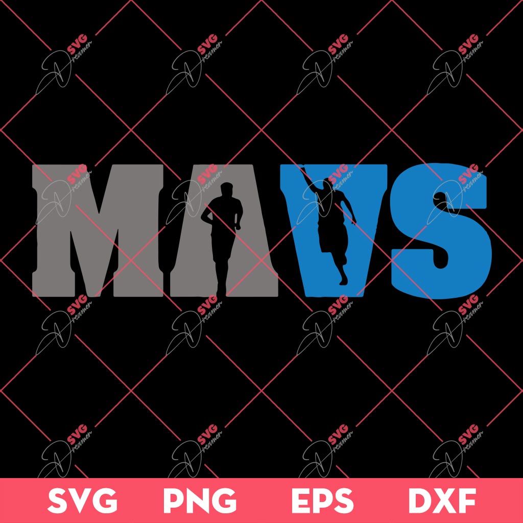 Dallas Mavericks SVG PNG, MAVS SVG PNG DXF EPS