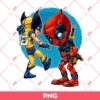 Deadpool And Wolverine Sticker PNG, Wolverine Deadpool PNG