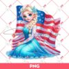 Elsa Frozen Disney Princess Independence Day PNG, Elsa 04th Of July PNG