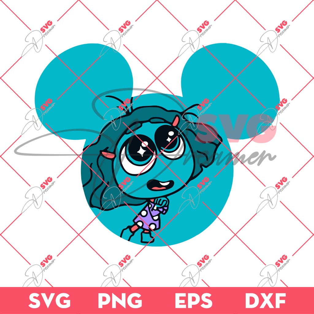 Envy Inside Out 2 SVG PNG, Inside Out 2 Characters SVG PNG, Envy In Mouse Ears SVG