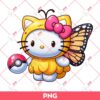 Hello Kitty Butterfree PNG, Pokemon Hello Kitty PNG