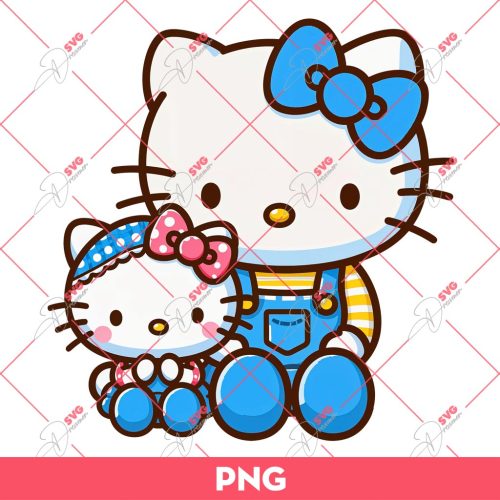 Hello Kitty Daddy PNG, Happy Fathers Day PNG