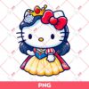 Hello Kitty Snow White Princess PNG, Kitty x Snow White PNG