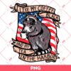I Like My Coffee Black And My Tea In The Harbor PNG, Raccoon US Flag PNG