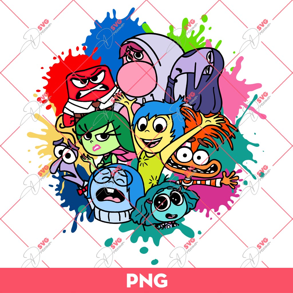 Inside Out 2 Characters PNG, Inside Out Its OK To Feel All The Feels PNG