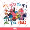 Inside Out 2 PNG, It's Okay To Feel All The Feels PNG
