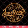 It's The Free-ish Juneteenth 1865 For Me SVG, Juneteenth SVG PNG EPS DXF