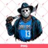 Jason Voorhees Dallas Mavericks PNG, Horror Characters NBA Basketball PNG