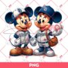 Minnie And Mickey San Diego Padres PNG, Mickey Minnie Mouse MLB Baseball PNG