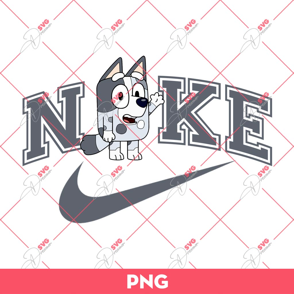 Muffin Nike Logo PNG, Nike Just Do It PNG, Bluey PNG