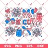 NICU Nurse Doodles 04th Of July PNG SVG, Independence Day SVG PNG