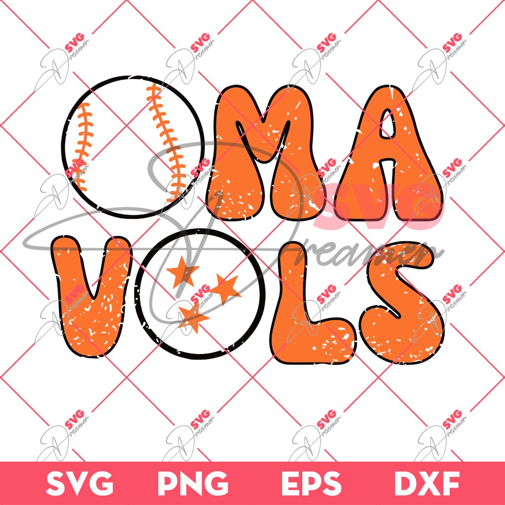 Oma Vols SVG PNG, Tennessee Volunteers Champions 2024 SVG PNG