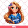 Rapunzel Princess Dallas Mavericks PNG, Disney Princess NBA Basketball PNG