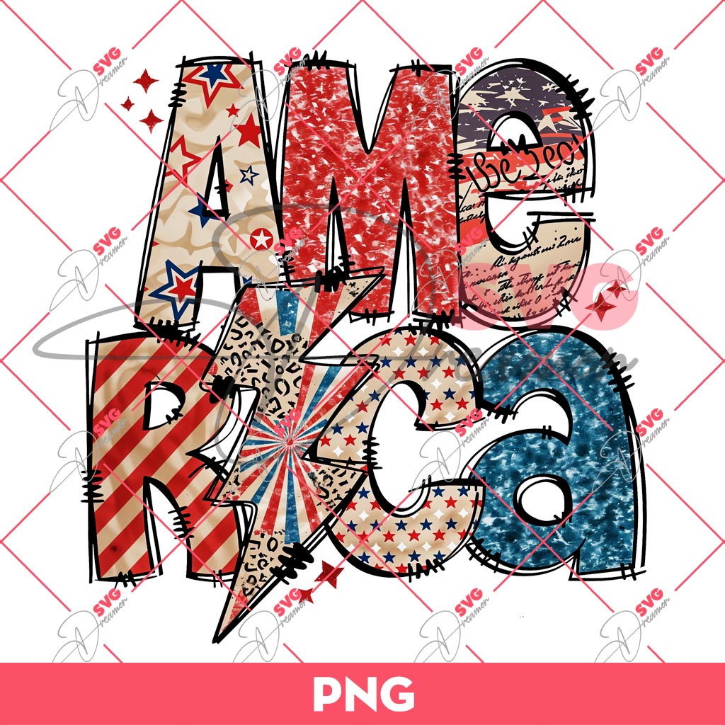 Retro America PNG, Independence Day PNG, 04th Of July PNG