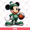 Retro Mickey Mouse Boston Celtics PNG, Disney Mickey NBA Basketball Player PNG
