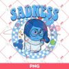 Sadness Inside Out 2 Cartoon PNG, Inside Out 2 Movie Characters PNG