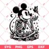 Skeleton Mickey SVG, Disney Mouse Halloween SVG