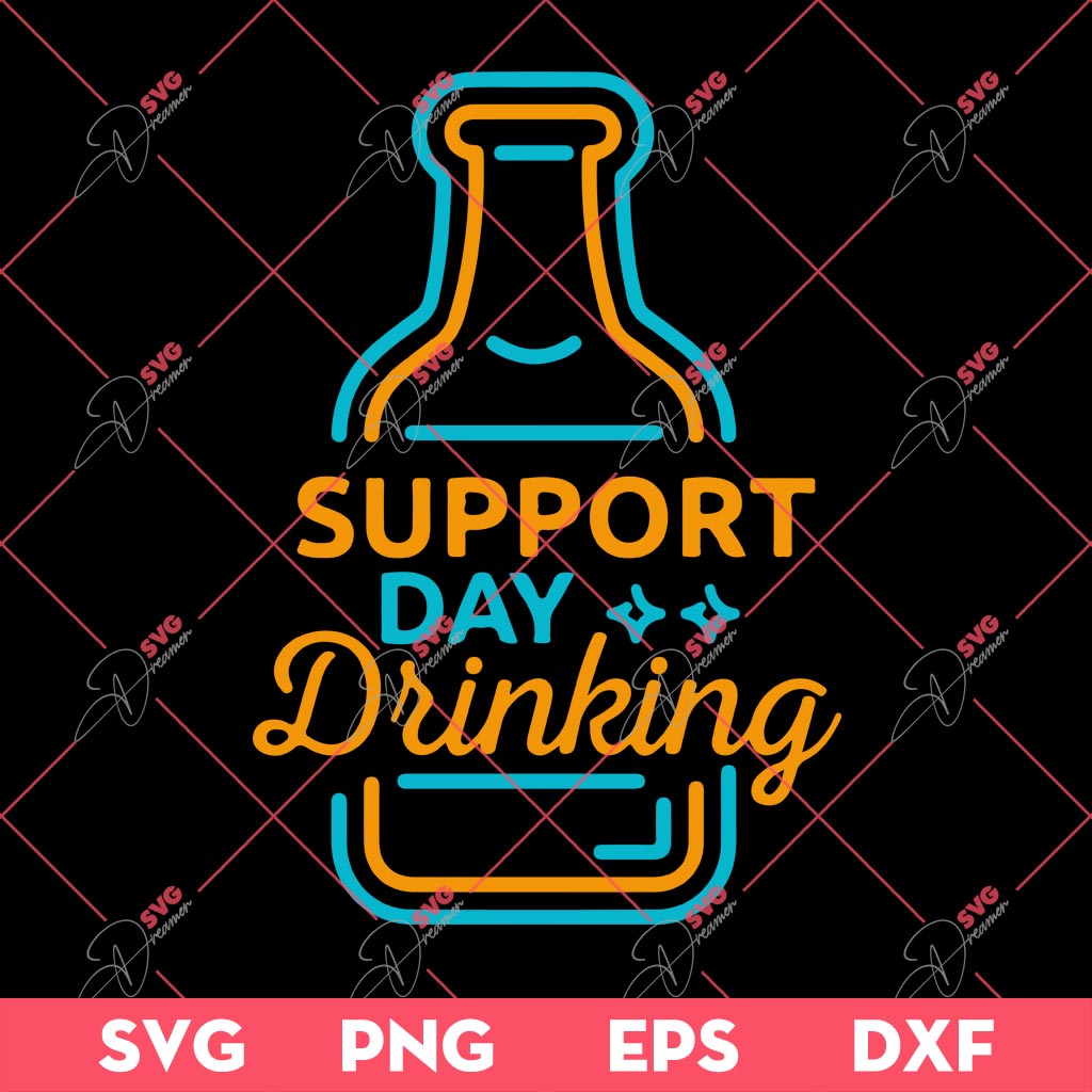 Support Day Drinking SVG PNG, Drinking Games SVG PNG, Funny Drink SVG PNG