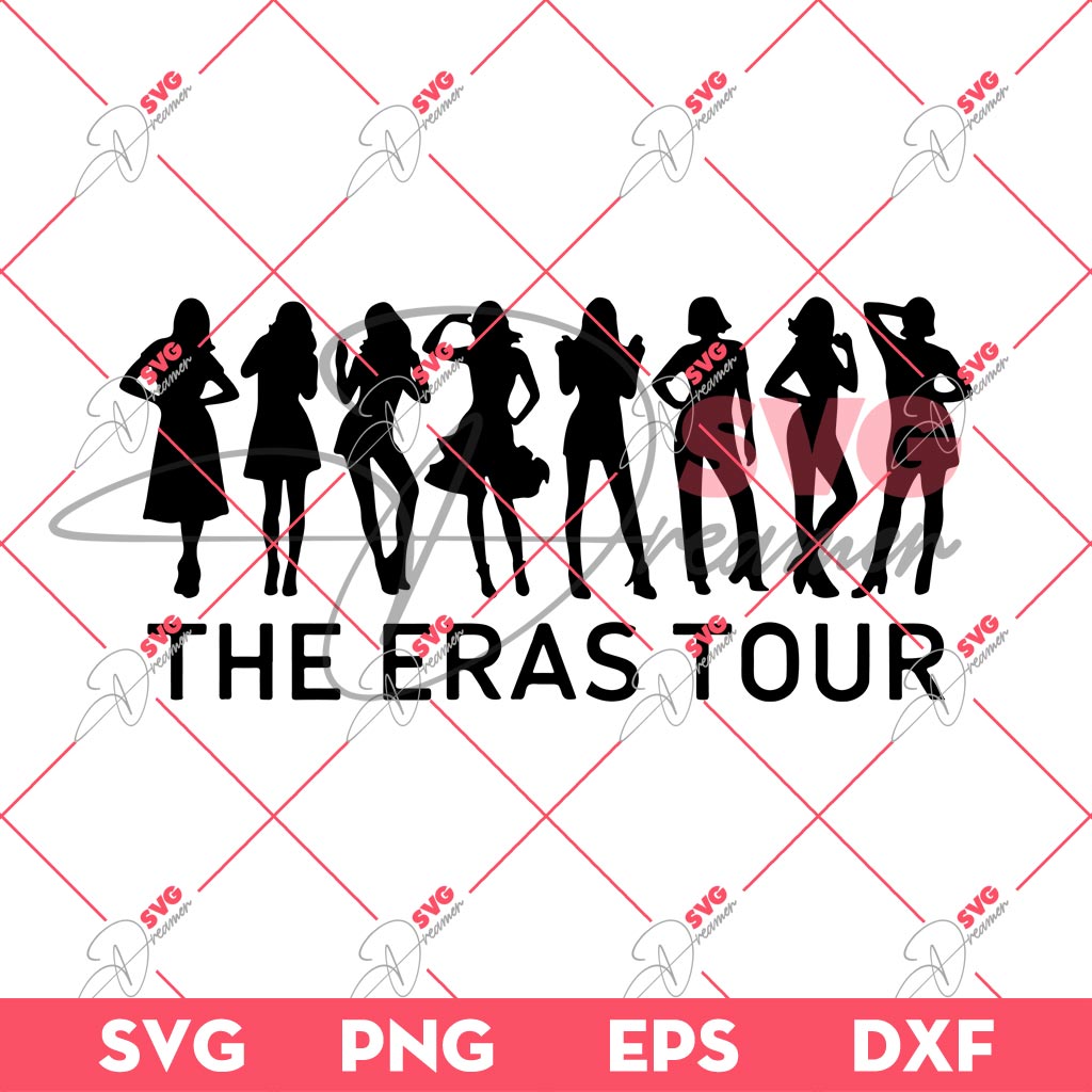 The Eras Tour SVG, Taylor Swift SVG PNG, Swiftie SVG
