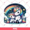Unicorn Daddy PNG, Happy Fathers Day PNG