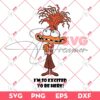 Anxiety Inside Out 2 SVG PNG, Anxiety Im So Excited To Be Here SVG PNG