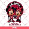 Arizona Cardinals NFL Mickey And Minnie PNG, Disney Football PNG