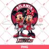 Atlanta Falcons NFL Mickey And Minnie PNG, Disney Football PNG