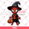 Baby Spiderman Halloween PNG, Spiderman Witches Halloween PNG
