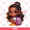 Baby Tiana Princess Back To School PNG, Baby Disney Princess PNG, First Day Of School PNG