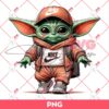 Baby Yoda Wearing Nike Outfits PNG, Star Wars Yoda Nike PNG